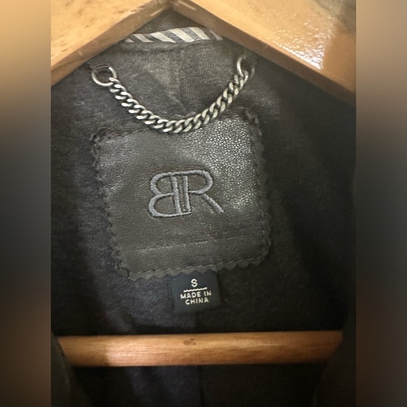 Banana Republic warm gray leather jacket - Picture 5 of 7